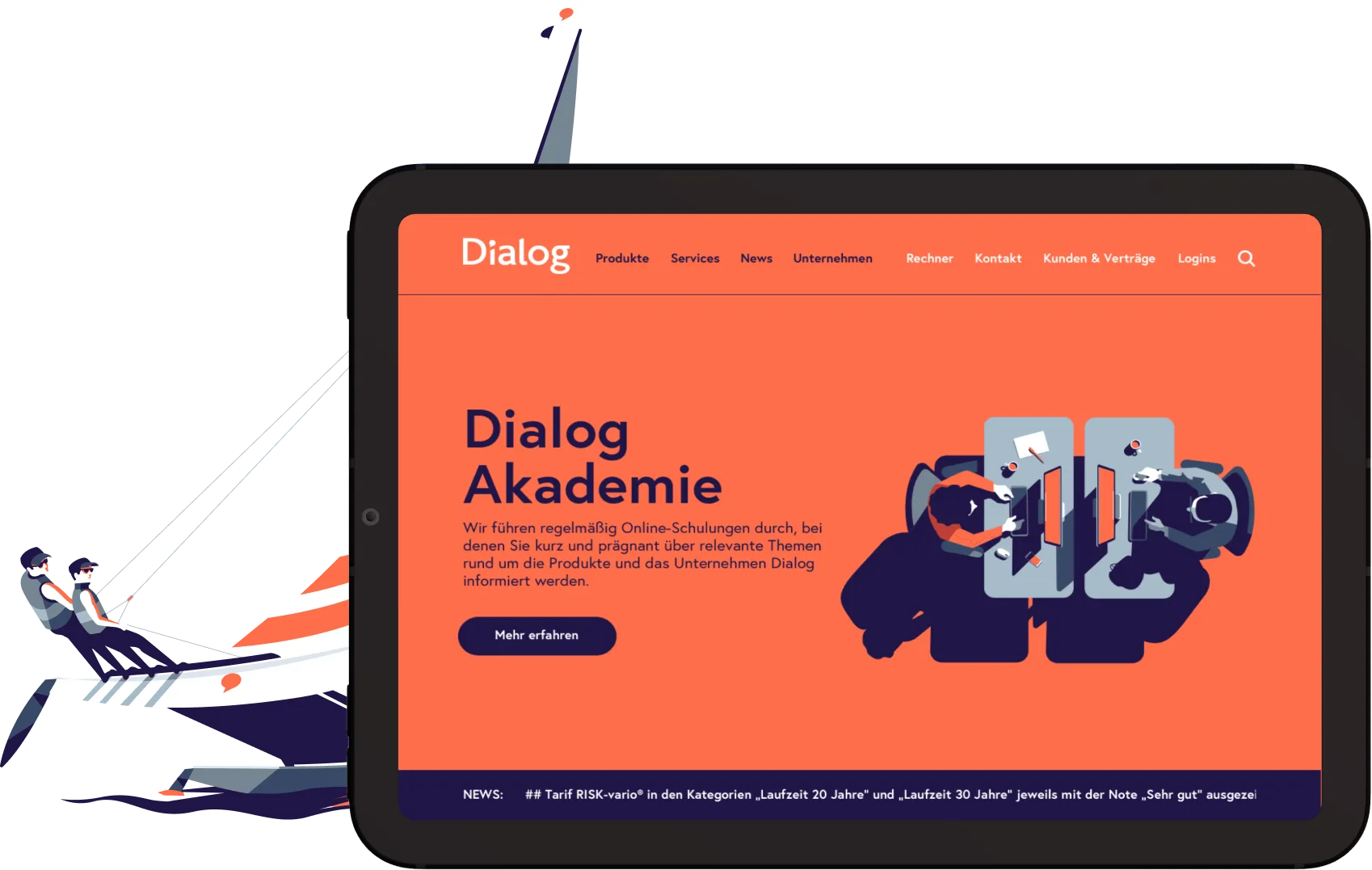 Eddy Salzmann - Dialog Global Website cover portfolio image